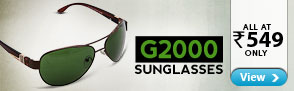 G2000 Sunglasses starting at Rs.549