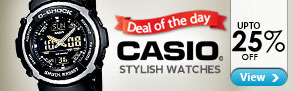 Upto 25% off on Casio Watches