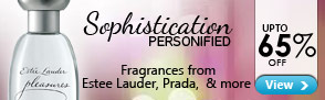 Upto 65% off on Sophistication Personified fragrances from Estee Laudre, Prada & more