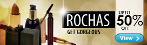Upto 50% off on Rochas Cosmetics