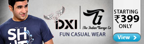 Men?s Wear Sale ? Indian Garage & DXI casuals starting at Rs.399