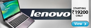 Lenovo Laptops ? Starting at Rs.19,200
