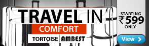 Luggage from Tortoise & Ambst ? Starting at Rs.599