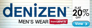 Flat 30% off Denizen Men?s Wear