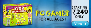 PC games for all ages starting Rs.249 only.