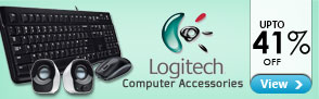 Logitech computer accessories upto 41% off.