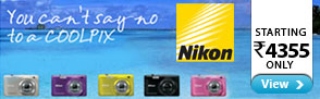Nikon Digital Camera?s starting Rs.4355 only