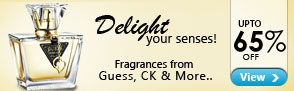 Upto 65% off on Fragrances to delight your senses, from Guess, CK & More
