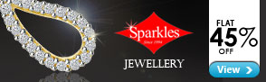 Flat 45% off Sparkles Jewellery