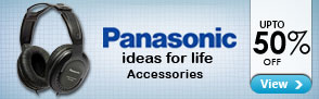 Upto 50% off on Panasonic Accessories