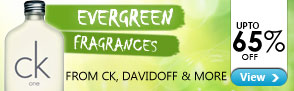Upto 65% off Evergreen Fragrances from CK, Davidoff & More