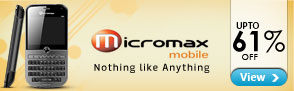 Upto 61% off Micromaxx Mobiles