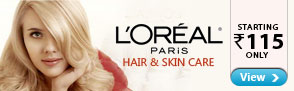 L'oreal Paris Hair and Skin care- Starting Rs. 115