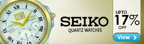 Upto 17% off Seiko Luxury Watches