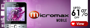 Upto 61% off on Micromax Mobiles 