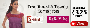 Traditional and Trendy Kurtis  from Rs. 325