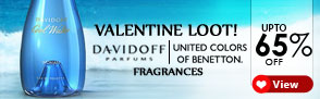 Valentine Fragrance Loot ? Upto 65% off