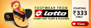 Lotto footwear starting Rs. 333 only.