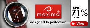 Maxima watches upto 71% off.