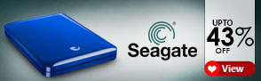 Seagate Hard drives upto 43% Off