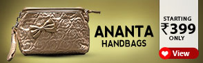 Ananta Handbags starting Rs.399 Only