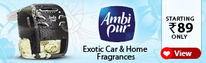 Ambi Pur Car Perfume and Fragrances starting at Rs.89 only