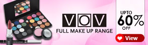 Upto 60% off on Full Makeup range from VOV