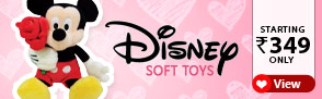 Disney Soft Toys starting at Rs.349 only