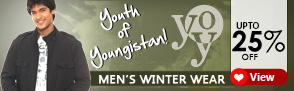YOY Men's Winter Wear upto 25% off