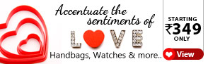 Valentine Special! Best gifts for the someone special! - Starting Rs.349