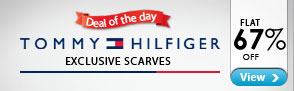 Tommy Hilfiger Exclusive Scarves at Upto 67% off