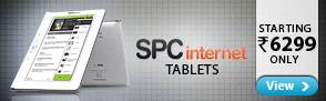 SPC Internet Tablets Starting Rs. 6299