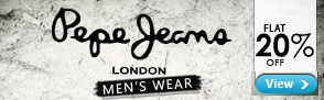 Pepe Jeans London Men?s Apparel - Flat 20% off