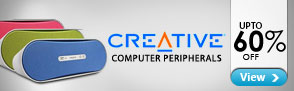 Creative Computer Peripherals Upto 60% off