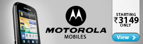 Motorola Mobiles Starting Rs. 3149