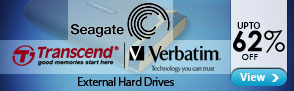 Upto 62% off Hard Drives from Seagate, Verbatam & more