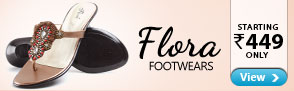 Flora footwear starting at Rs.449 only