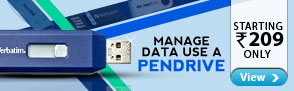 Pen Drive starting at Rs.209 only