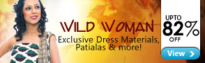 15.	Upto 82% off on Wild Woman Ethnic Wear
