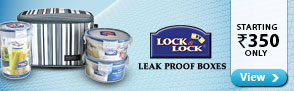 Lock & Lock Leak Proof Boxes starting at Rs.350 only