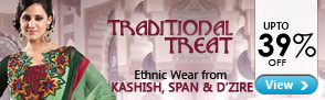 Traditional Wear for women from Span, Kashish & more - Upto 39% off