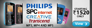 MP3 & MP4 Players from  Philips, Creative & more