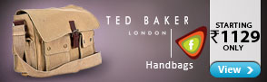 Ted Baker Handbags starting at Rs.1129 only