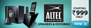 Altec Speakers and Docking - Starting Rs. 999