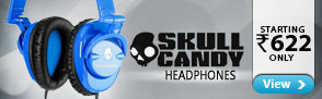 Skull Candy Headphones starting at Rs.622 only