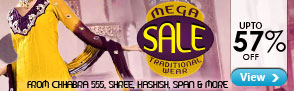 Mega Traditional Wear Sale upto 57% off