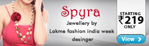 Spyra Jewelry - Designed by a Lakme India Fashion Week Designer - Starting Rs.219