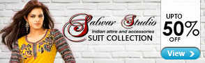 Upto 50% off Salwar Studio - Exclusive Suit collection