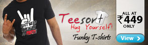 Teesort Funky T-shirts All at Rs.449