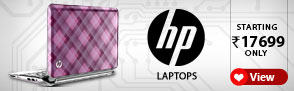 HP Laptops starting Rs.17699